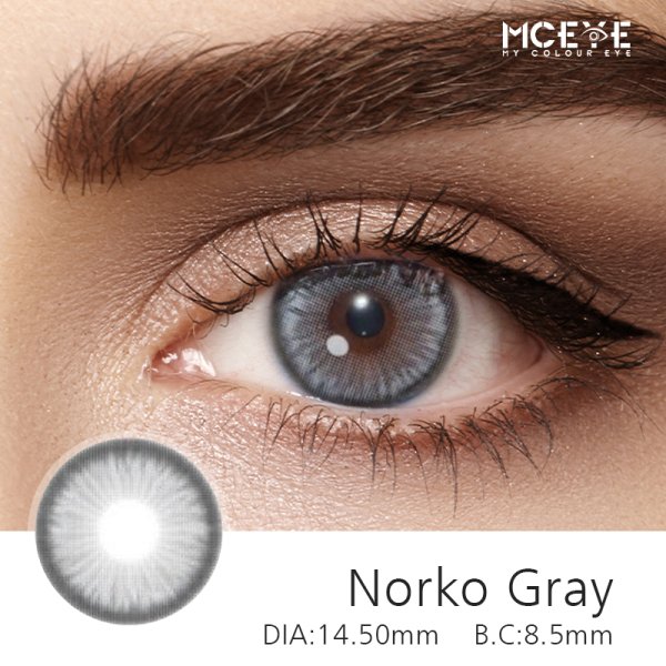 MCeye Norko Grey Colored Contact Lenses