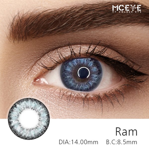 MCeye Ram Grey Colored Contact Lenses