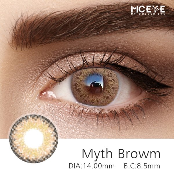 MCeye Myth Brown Colored Contact Lenses
