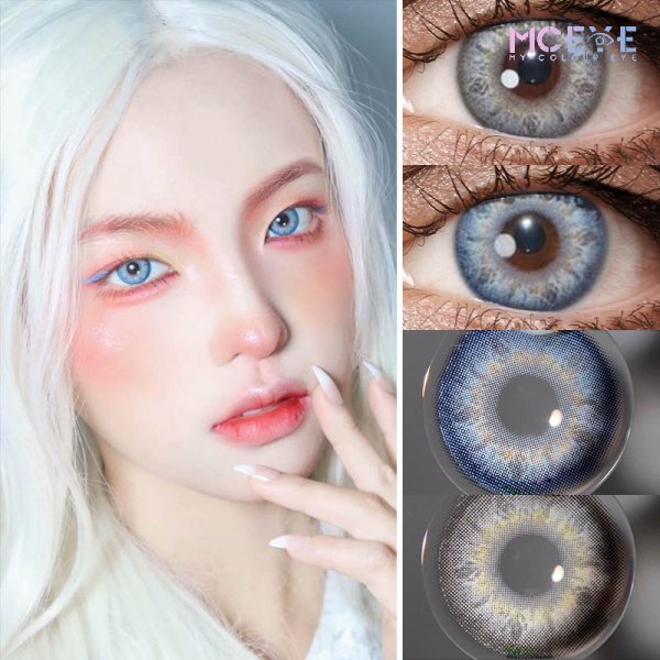 MCeye Rich Girl Blue Colored Contact Lenses