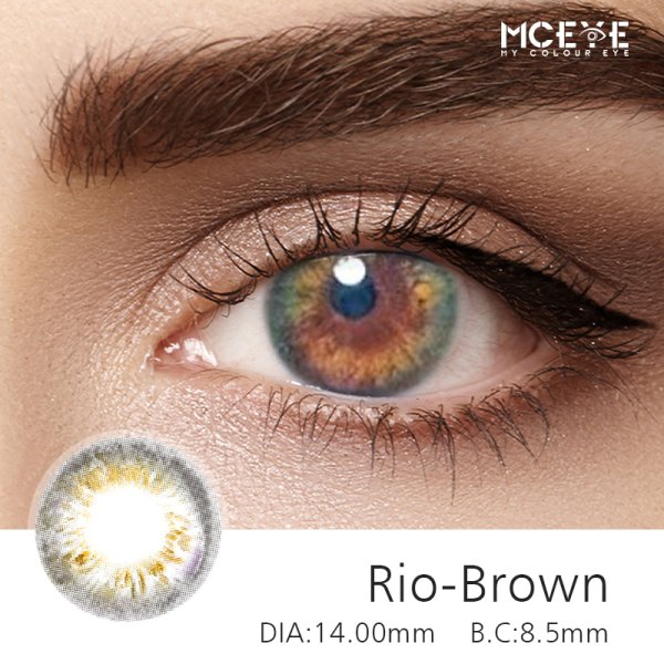 MCeye Rio Brown Colored Contact Lenses