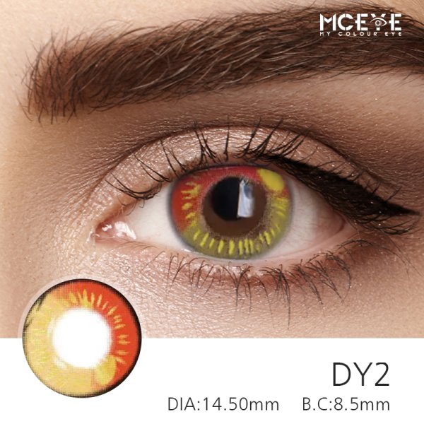 MCeye DY2 Red Colored Contact Lenses