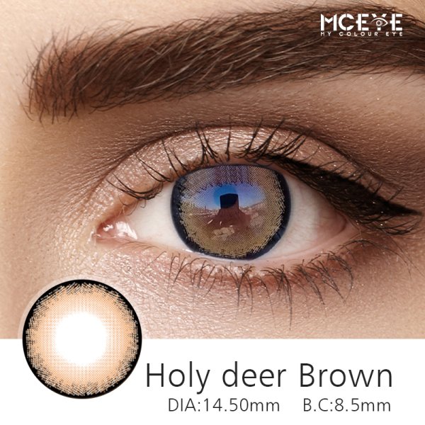MCeye Holy Deer Brown Colored Contact Lenses