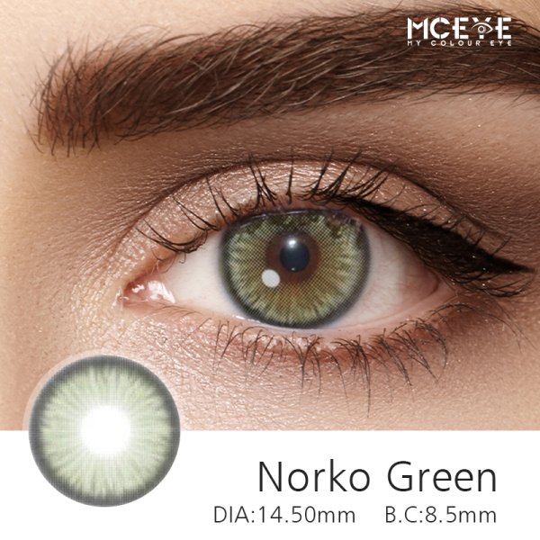 MCeye Norko Green Colored Contact Lenses